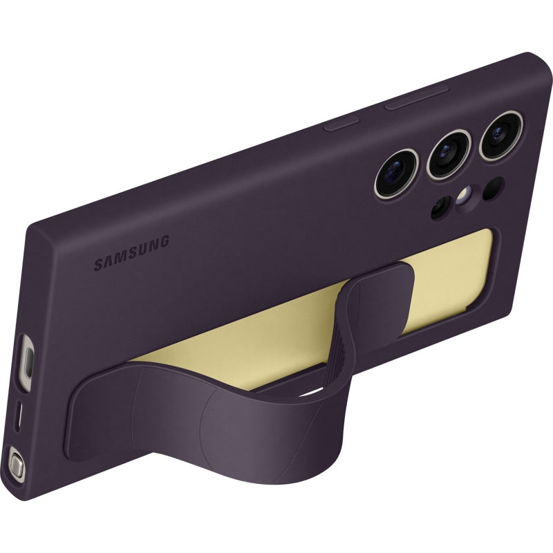 Samsung Galaxy S24 Ultra 5G Standing Grip Case, Dark Violet