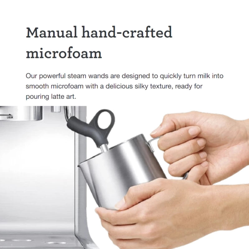 Sage SES980BSS Espresso machine Brushed steel