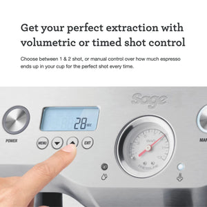 Sage SES980BSS Espresso machine Brushed steel