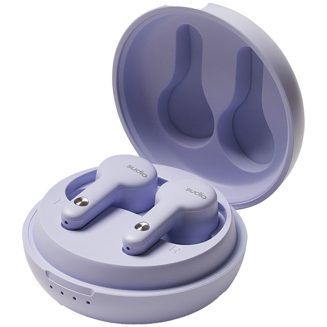 Sudio A2 Purple Noise-Cancelling Earbuds, Purple