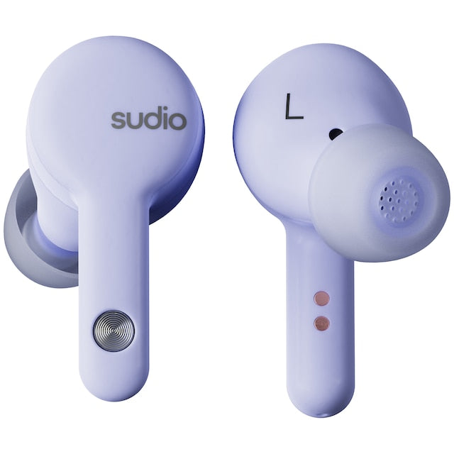 Sudio A2 Purple Noise-Cancelling Earbuds, Purple