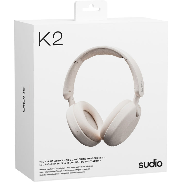 Sudio K2 Wireless Around-Ear Headphones White