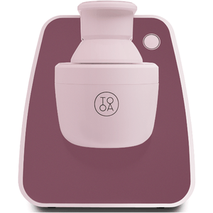 Tooa Ice Cream Maker Milano, Light Pink / Burgundy