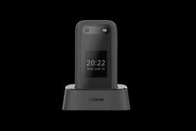 NOKIA 2660 DS SVART + VAGGA Mobiltelefon