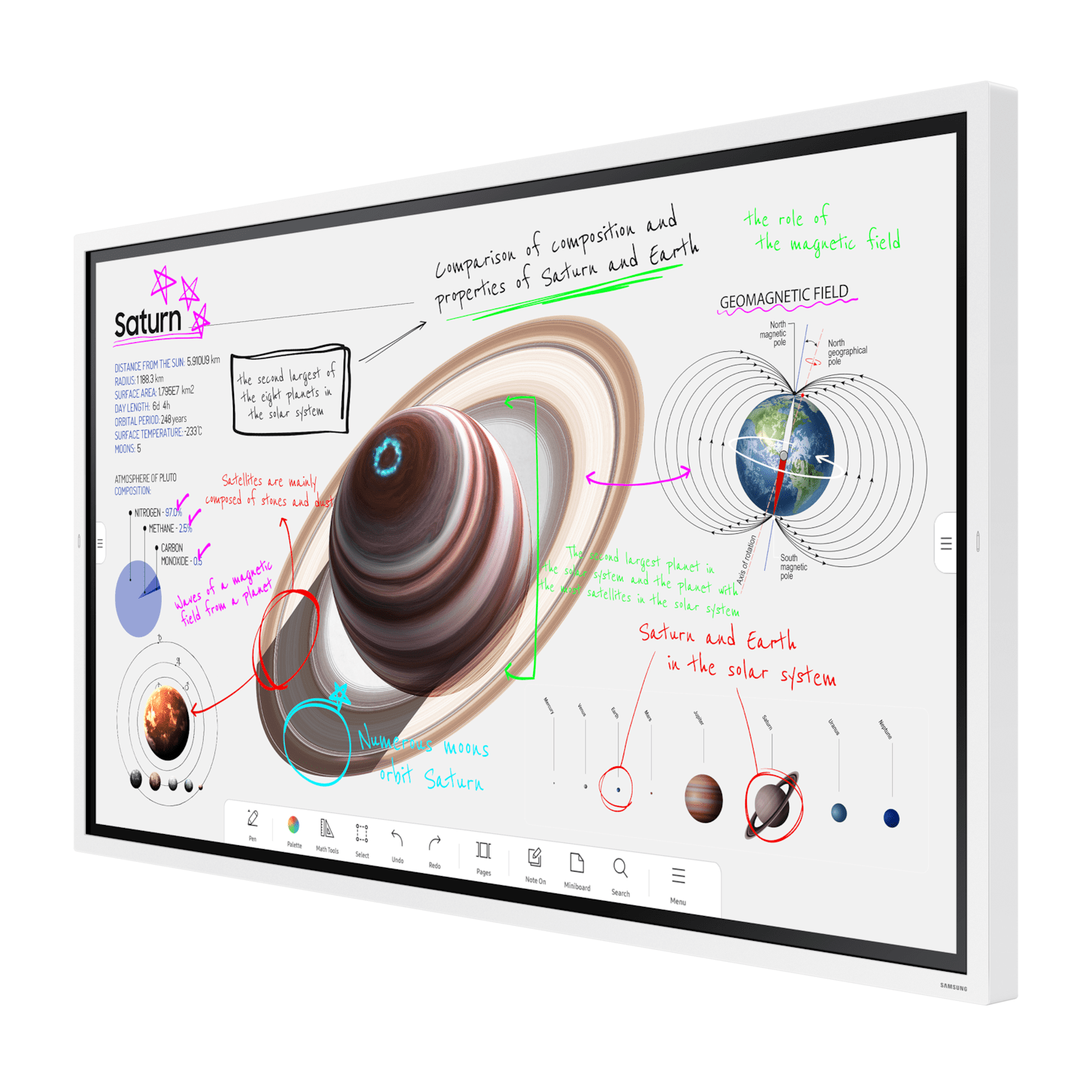 Samsung Flip Pro WM65B 65" 4K Interactive Touchscreen LED Display