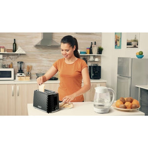 Cordless kettle Eldom C480B, 1.7 l, transparent/white