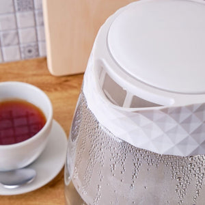 Cordless kettle Eldom C480B, 1.7 l, transparent/white