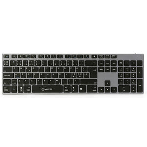 Voxicon 290 Wireless QWERTY Keyboard, Black / Silver