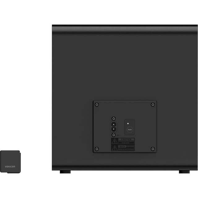 Voxicon VXA-S108 3.1-channel Dolby Atmos Soundbar and Subwoofer, Black