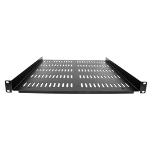 StarTech 1U Server Rack Shelf - Universal Vented Rack Mount Cantilever Tray for 19" Network Equipment