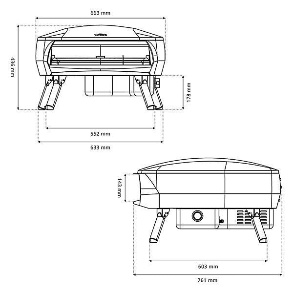 Witt Etna Fermo Pizza Oven, Sand