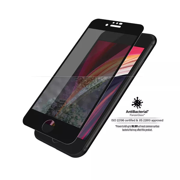 PanzerGlass Case Friendly Privacy Screen Protector for Apple iPhone 6/6s/7/8/SE 2020/2022